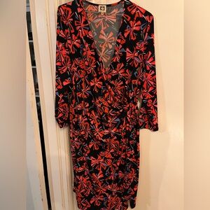 Anne Klein wrap dress size 16